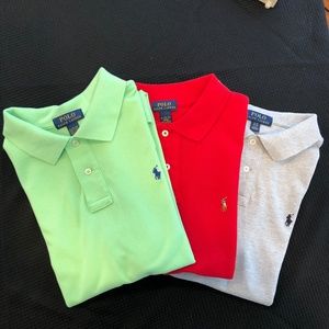 Set of 3 Boys Size XL (18-20) Ralph Lauren Polos